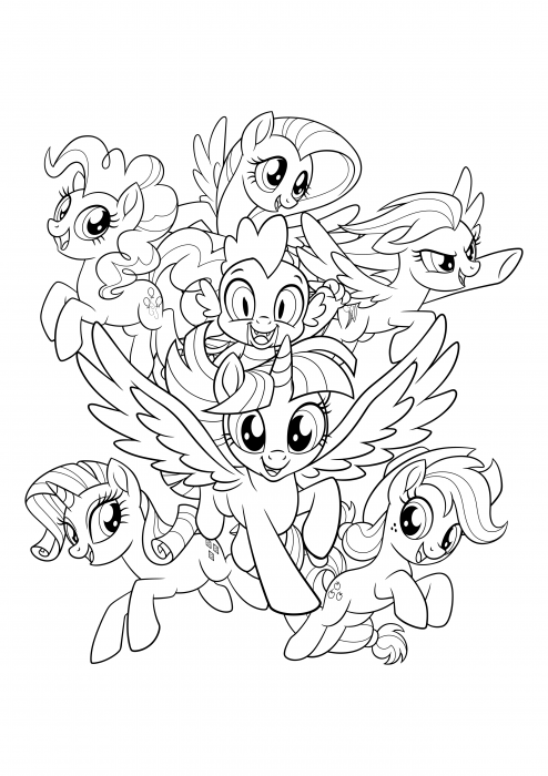 My Little Pony: The Movie coloring pages 