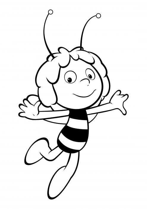 Maya Bee is dancing