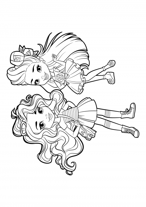 Rox and Blair coloring pages, Sunny Day coloring pages - Colorings.cc