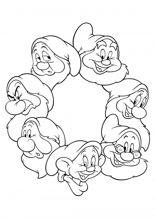 Seven Dwarfs portrait