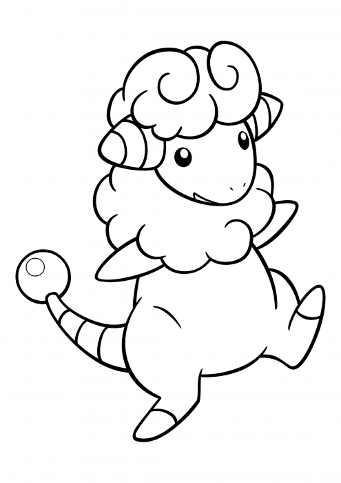 Desenhos para colorir Pokemon - Flapple - Desenhos Pokemon