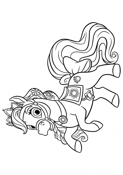 Pony Starlet - animalul de companie al lui Rapunzel
