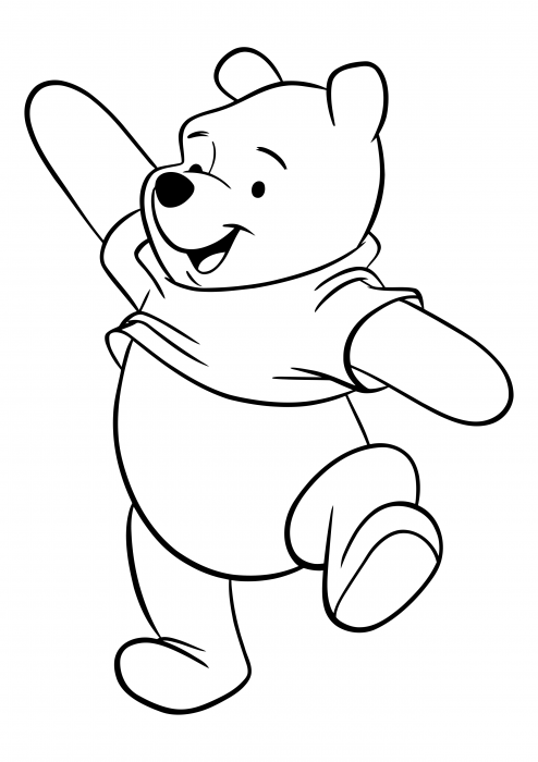 Vesel Winnie the Pooh