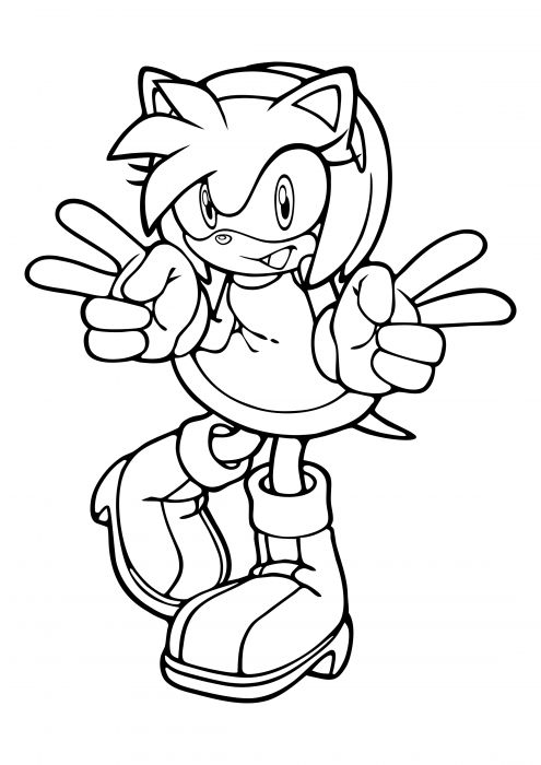 Amy Rose je zamilovaná do Sonica