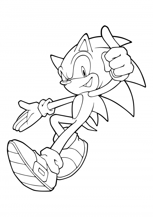 Sonic to szybki biegacz