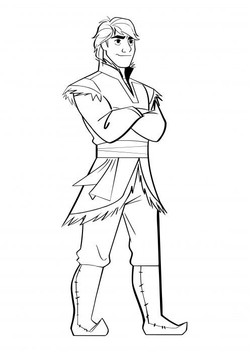 Coloring Page - Kristoff