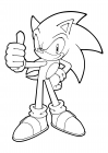 Sonic the Hedgehog is confident in himself