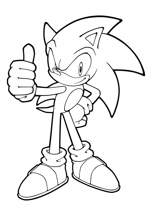 Sonic the Hedgehog está confiante em si mesmo
