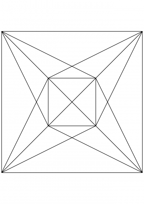 Diagrama Schlegel pentru hexadecahor