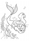 Ariel hugs Flounder
