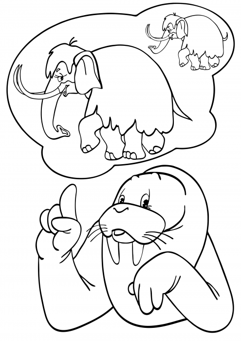 Walrus mamutokról beszél
