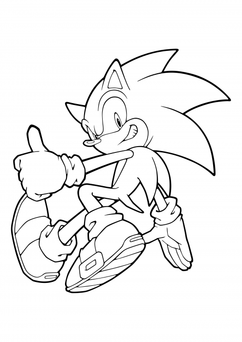 Sonic the Hedgehog는 엄청나게 빠르게 달릴 수 있습니다.