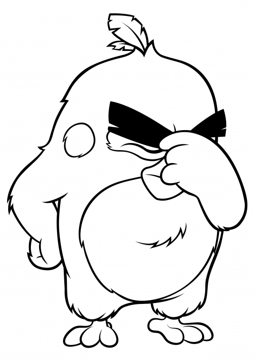 Red thought coloring pages, Angry Birds in the movies coloring pages ...