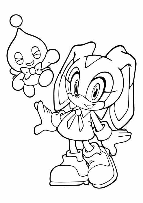Cheese the Chao and the Little Cream the Rabbit