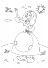 Cinderella rejoices at the bird