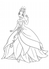 Tiana in an elegant dress