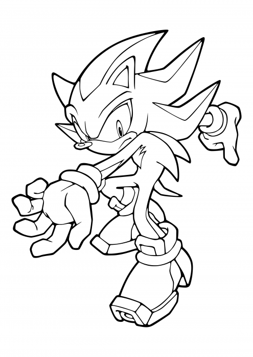 Desenhos do Shadow the Hedgehog para Colorir  Shadow the hedgehog, Páginas  para colorir, Desenhos para colorir